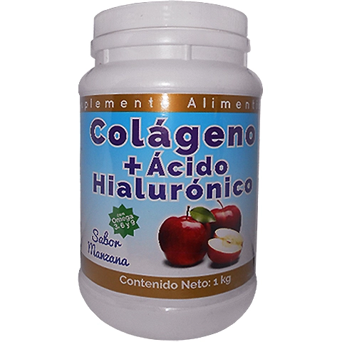 Colágeno con ácido hialurónico manzana 1kg, Foto 1 Figura Fácil