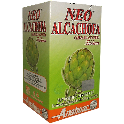 Neo alcachofa 120 tabletas  500mg , Foto 1 Figura Fácil