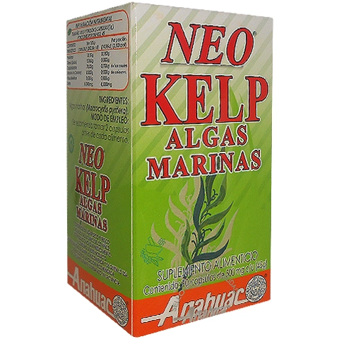 Neo Kelp Algas Marinas 90 cápsulas 500mg , Foto 1 Figura Fácil