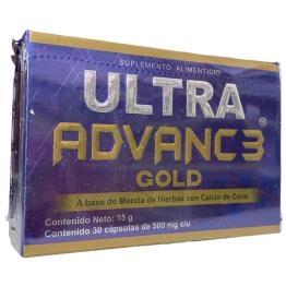 Ultra Advance Gold 30 cápsulas de 500mg, Foto 1 Figura Fácil