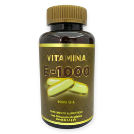Vitamina E 1000 con 100 cápsulas, Foto 1 Figura Fácil
